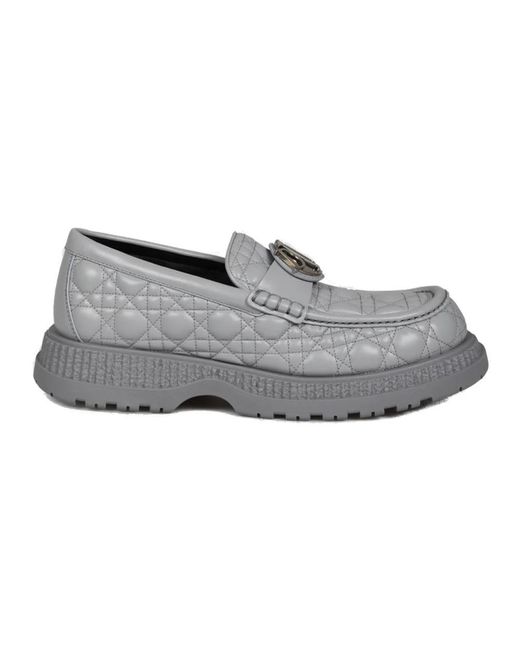 Dior Gray Loafers for men