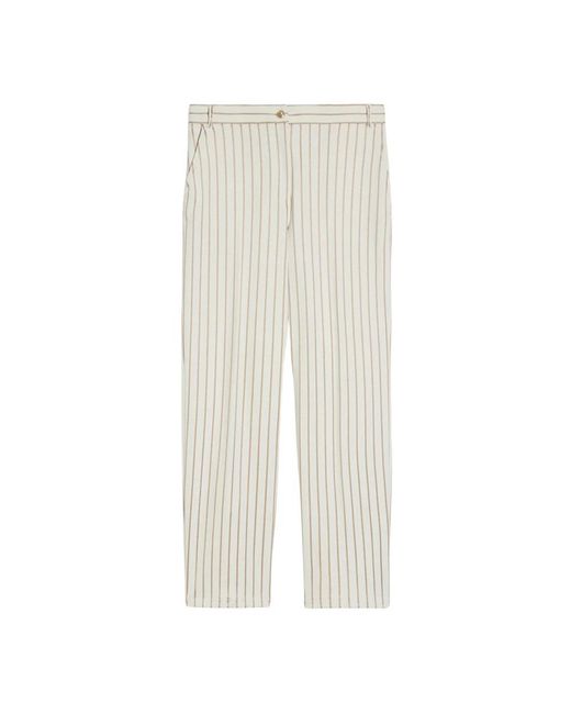 Pennyblack White Slim-Fit Trousers