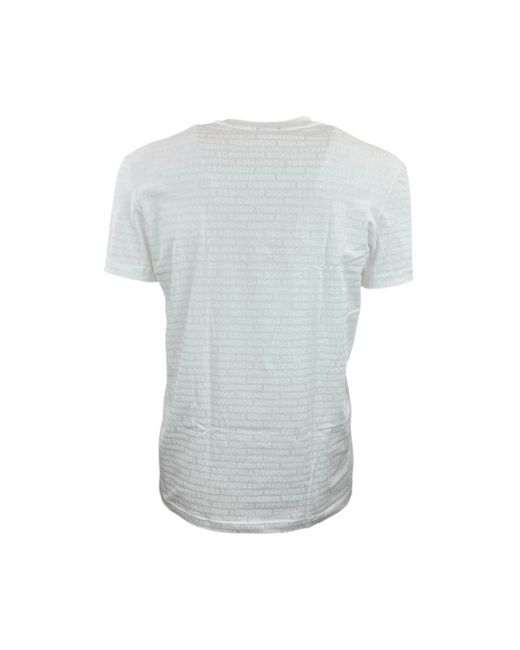 DSquared² Tops ,Wit ,Katoen Casual T-Shirt En Slip Set in het Blue voor heren