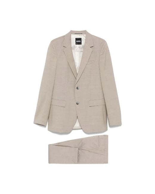 HUGO Natural Single Breasted Suits for men