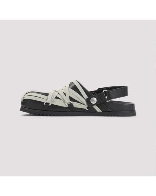 Rick Owens Black Clogs