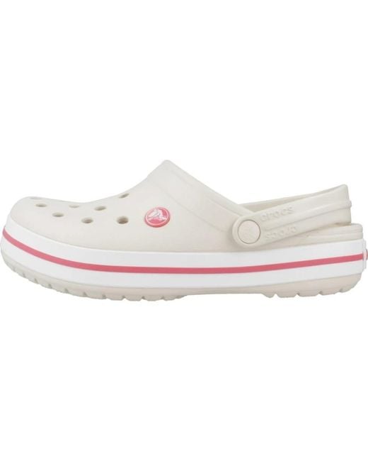 CROCSTM White Crocband Clog