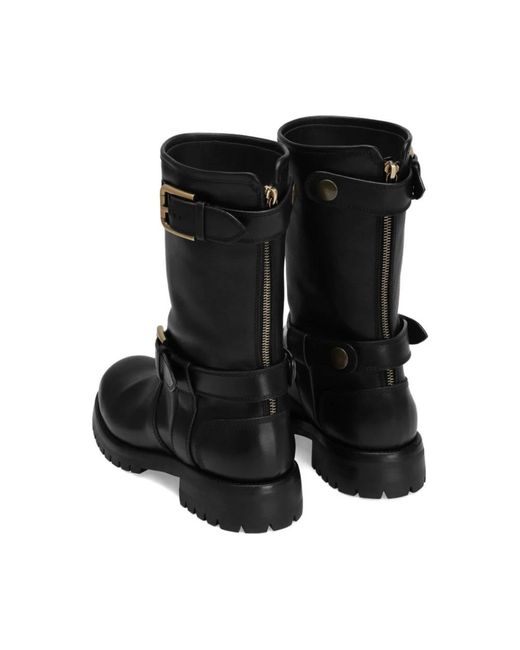 Dolce & Gabbana Black Ankle Boots