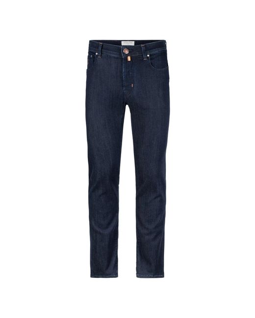 Jacob Cohen Jeans ,Blauw ,Katoen Slim-Fit Jeans in het Blue voor heren