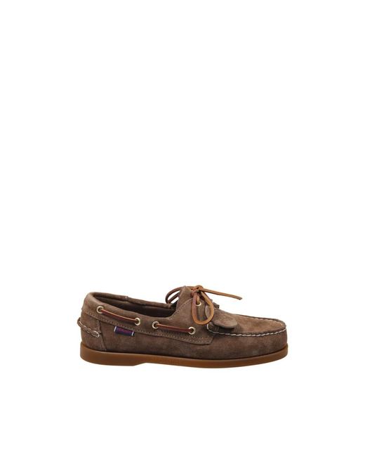 Sebago Brown Sailor Shoes for men