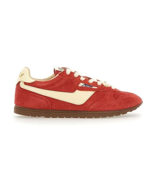 Autry Red Windspin Sneakers