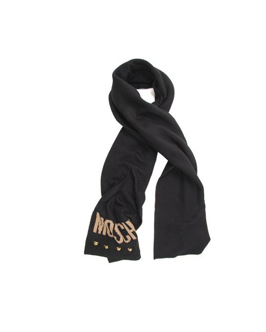 Winter Scarves di Moschino in Black