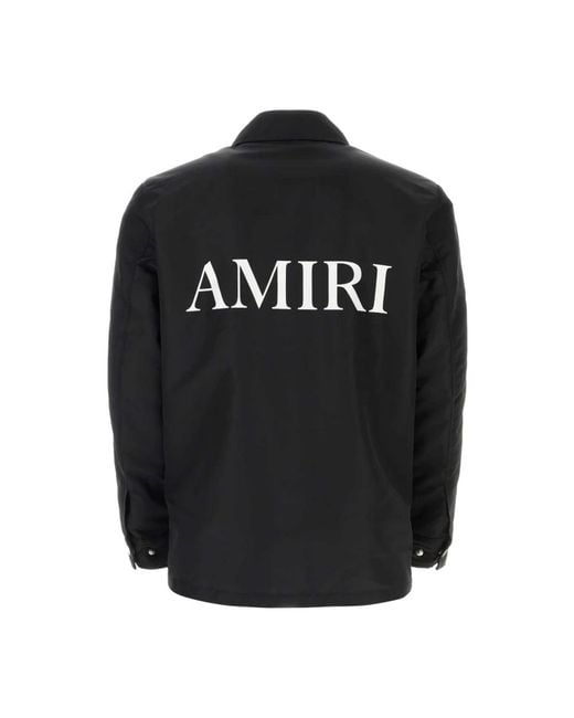 Amiri Black Light Jackets for men