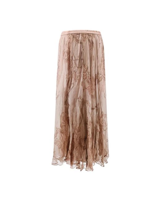 Mes Demoiselles Brown Maxi Skirts