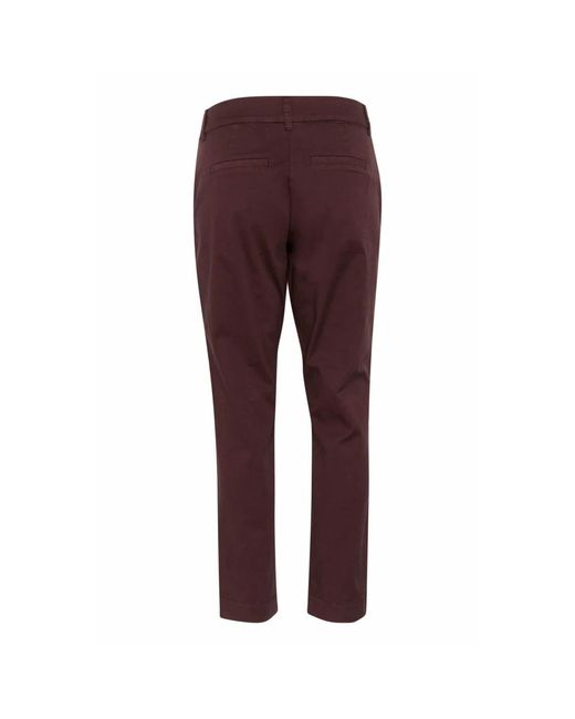 Chinos Kaffe de color Red