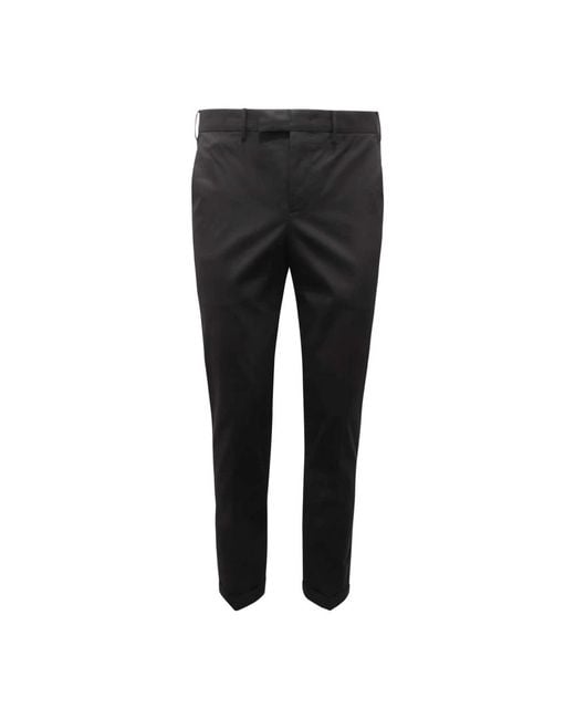 PT01 Black Suit Trousers for men