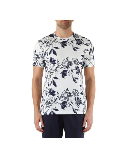 T-shirt regular fit in cotone con stampa all-over di Antony Morato in Black da Uomo