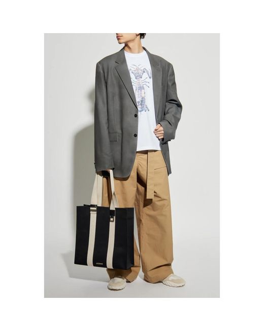 Paul Smith Tops ,Wit ,Katoen T-Shirt Met Print in het Blue voor heren