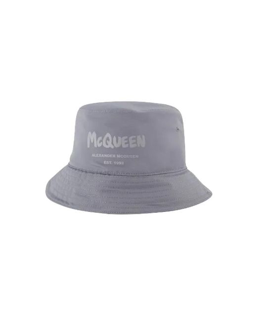 Alexander McQueen Gray Hats