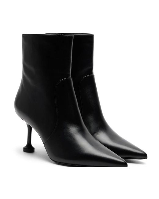 Stuart Weitzman Black Heeled Boots