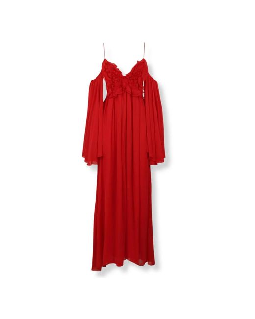 Blumarine Red Maxi Dresses