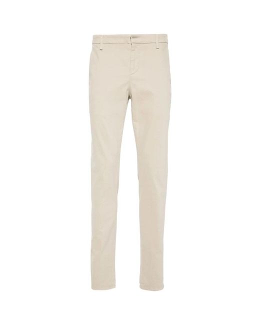 Dondup Natural Slim-Fit Trousers for men