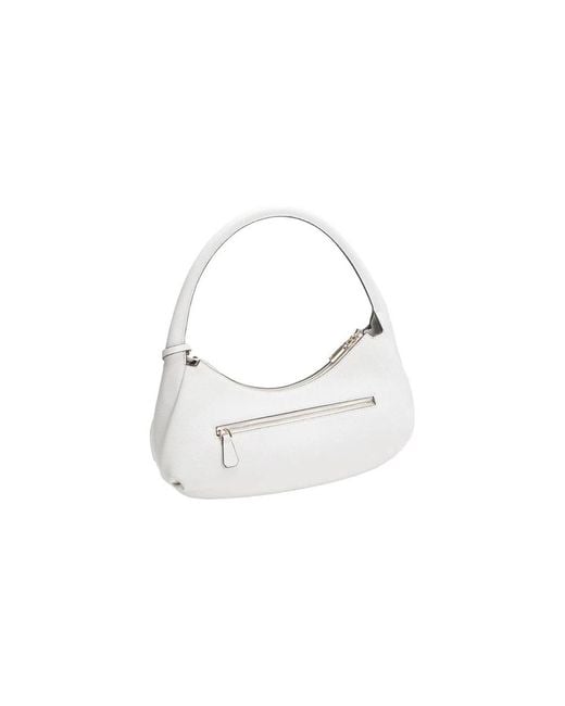 Guess White Shoulder Bags