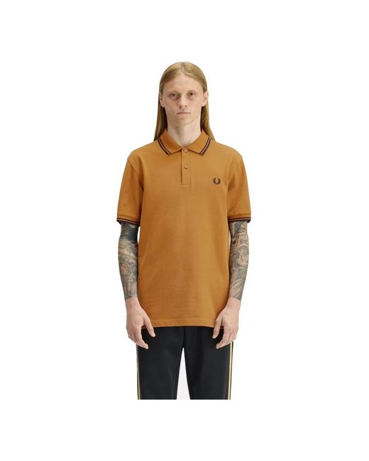 Fred Perry Polo Hemden in het Brown voor heren