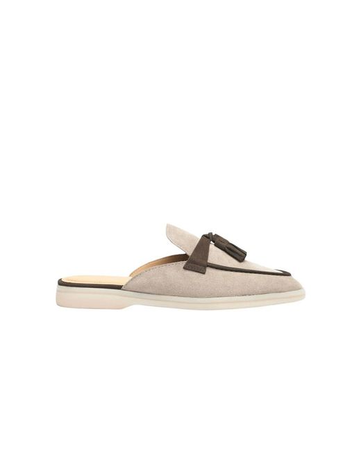Scarosso Natural Mules