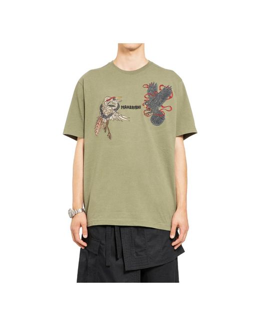 Maharishi T-Shirts in het Green voor heren