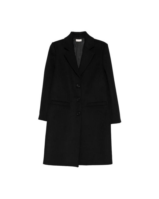 Liu Jo Black Single-Breasted Coats