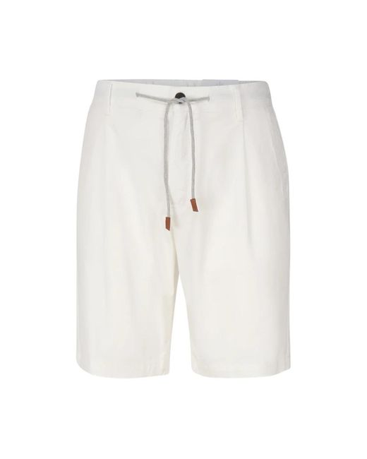 Eleventy White Casual Shorts for men