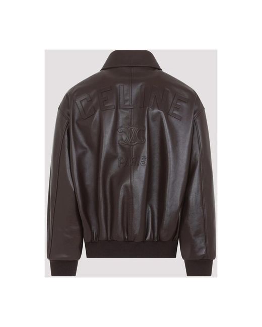 Leather Jackets Céline de hombre de color Black