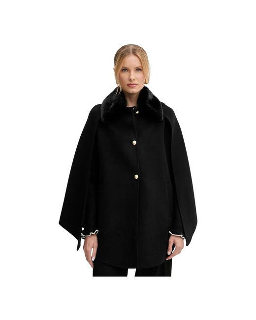 Ermanno Scervino Firenze Cape in het Black