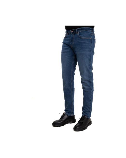 Harmont & Blaine Blue Straight Jeans for men
