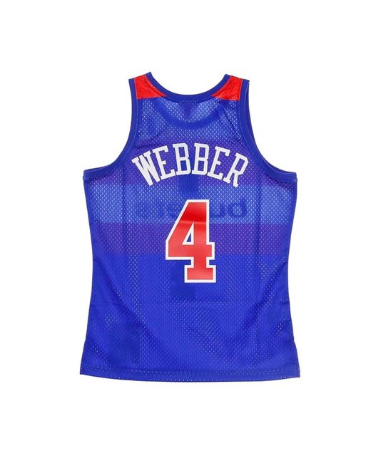 Mitchell & Ness Blue Sleeveless Tops for men