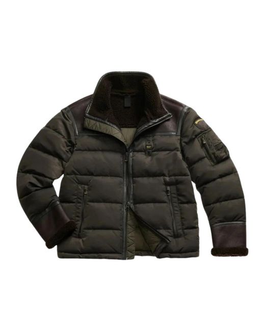 Blauer Black Down Jackets for men