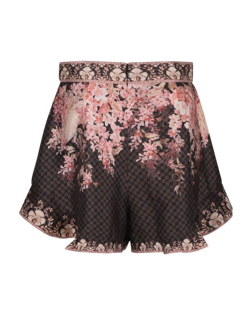 Short Shorts Zimmermann en coloris Red