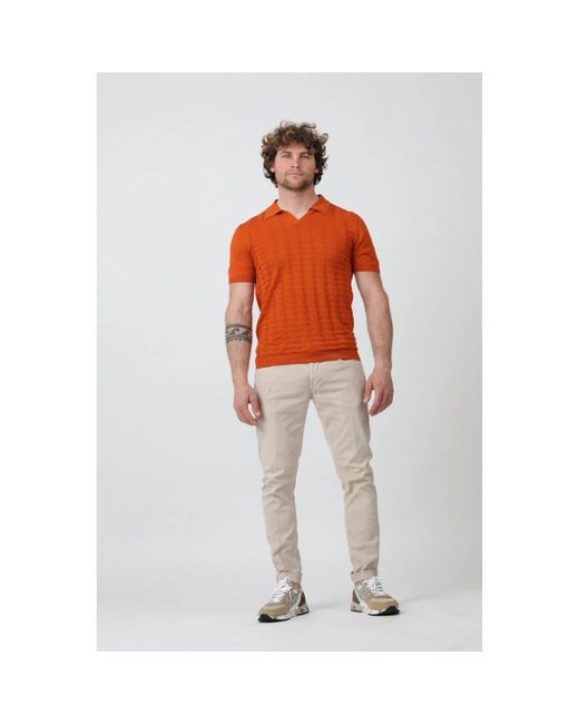 Dondup Red Chinos for men