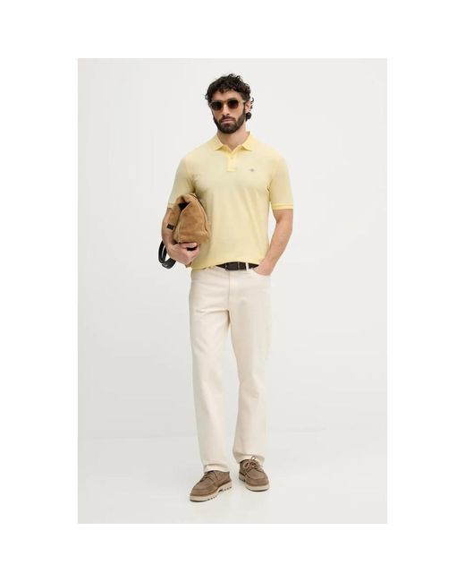 Gant Polo Hemden in het Natural voor heren