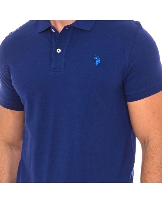 U.S. POLO ASSN. Blue Polo Shirts for men