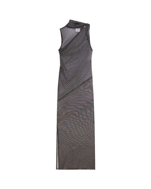 Courreges Gray Maxi Dresses