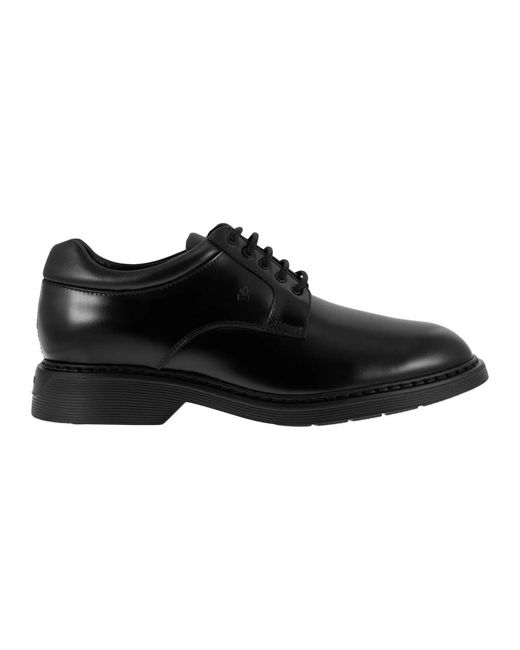 Hogan Black Dress Shoes for men