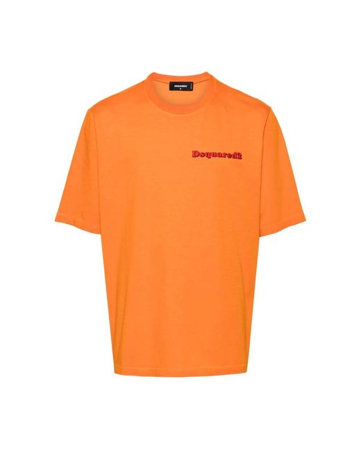 DSquared² Orange T-Shirts for men