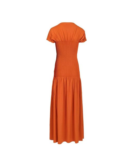 Totême Orange Midi Dresses