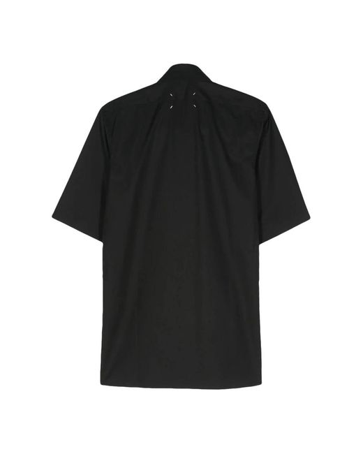 Maison Margiela Black Short Sleeve Shirts for men