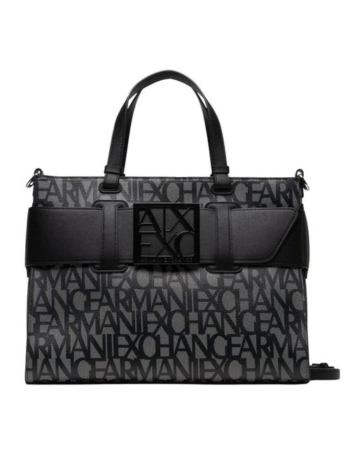 Armani Exchange Black Handbags