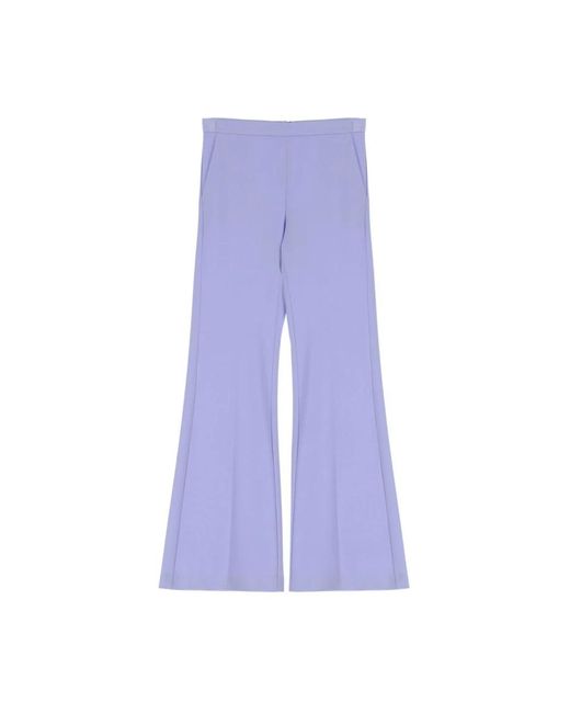 Imperial Wijde Flared Broek in het Purple