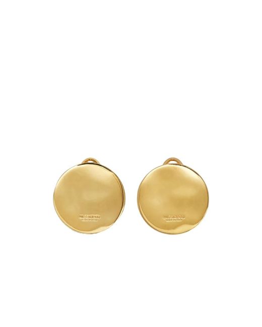 Jil Sander Yellow Earrings