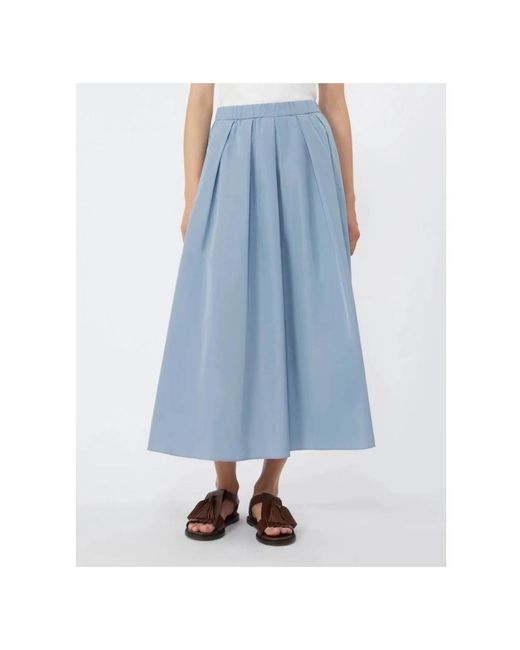 Weekend by Maxmara Blue Midi Skirts