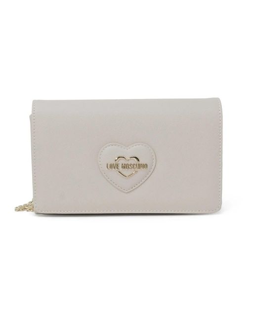 Love Moschino Gray Shoulder Bags