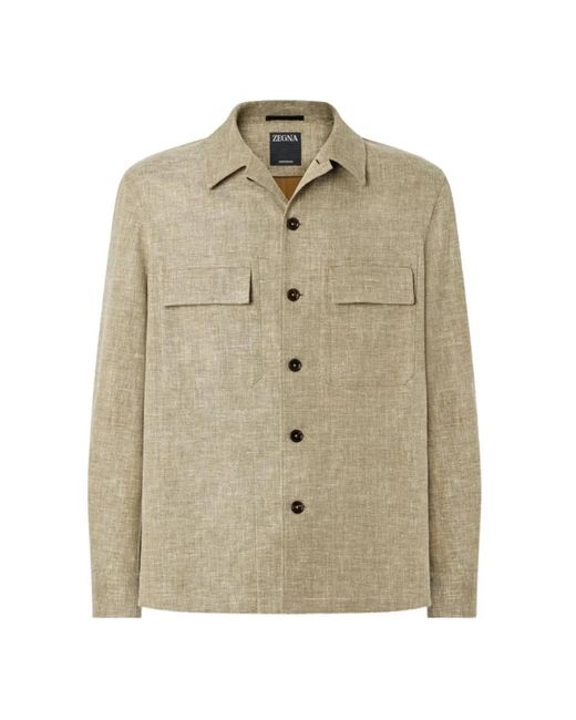 Zegna Natural Casual Shirts for men