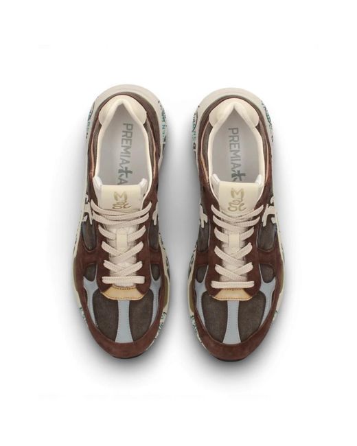 Premiata Brown Sneakers
