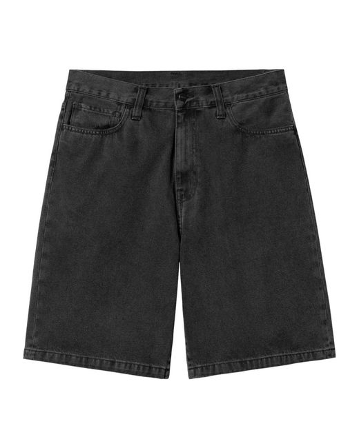 Carhartt Wijde Pijp Zwart Stone Washed Jeans in het Black voor heren