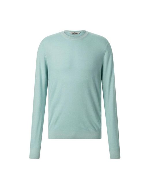 Gran Sasso Blue Cashmere Knitwear for men
